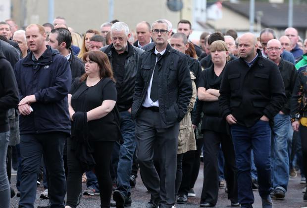 Mournerswalkbehindthecoffin‘FlatCap’ KevinMurray-Strabane